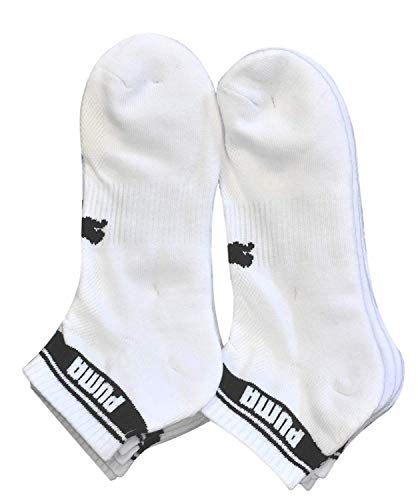 Algopix Similar Product 16 - Puma Mens 6 Pack Quarter Crew Socks