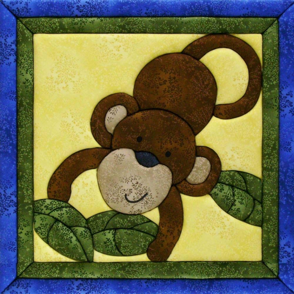Algopix Similar Product 20 - Quilt Magic Sew Wall Hanging Kit-Monkey