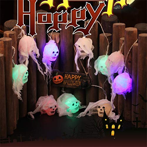 Algopix Similar Product 10 - CapsA Halloween LED Lights White Gauze