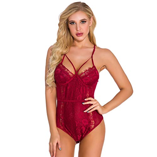 Algopix Similar Product 14 - Cegduyi Women Sexy Lace Lingerie VNeck