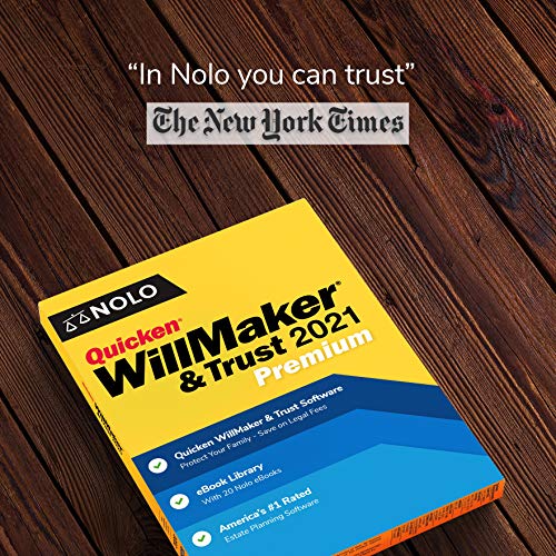 Algopix Similar Product 15 - Nolo Quicken WillMaker  Trust 2021