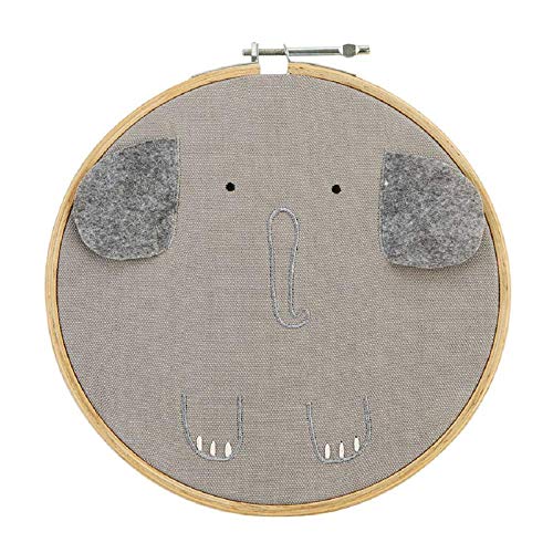 Algopix Similar Product 7 - Mud Pie Safari Animal Embroidery Hoop