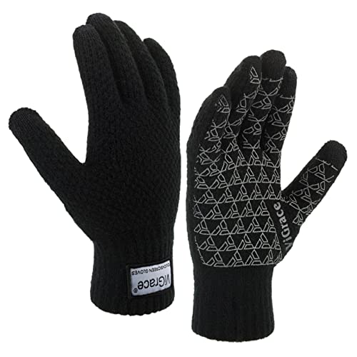 Algopix Similar Product 6 - ViGrace Winter Warm Touchscreen Gloves