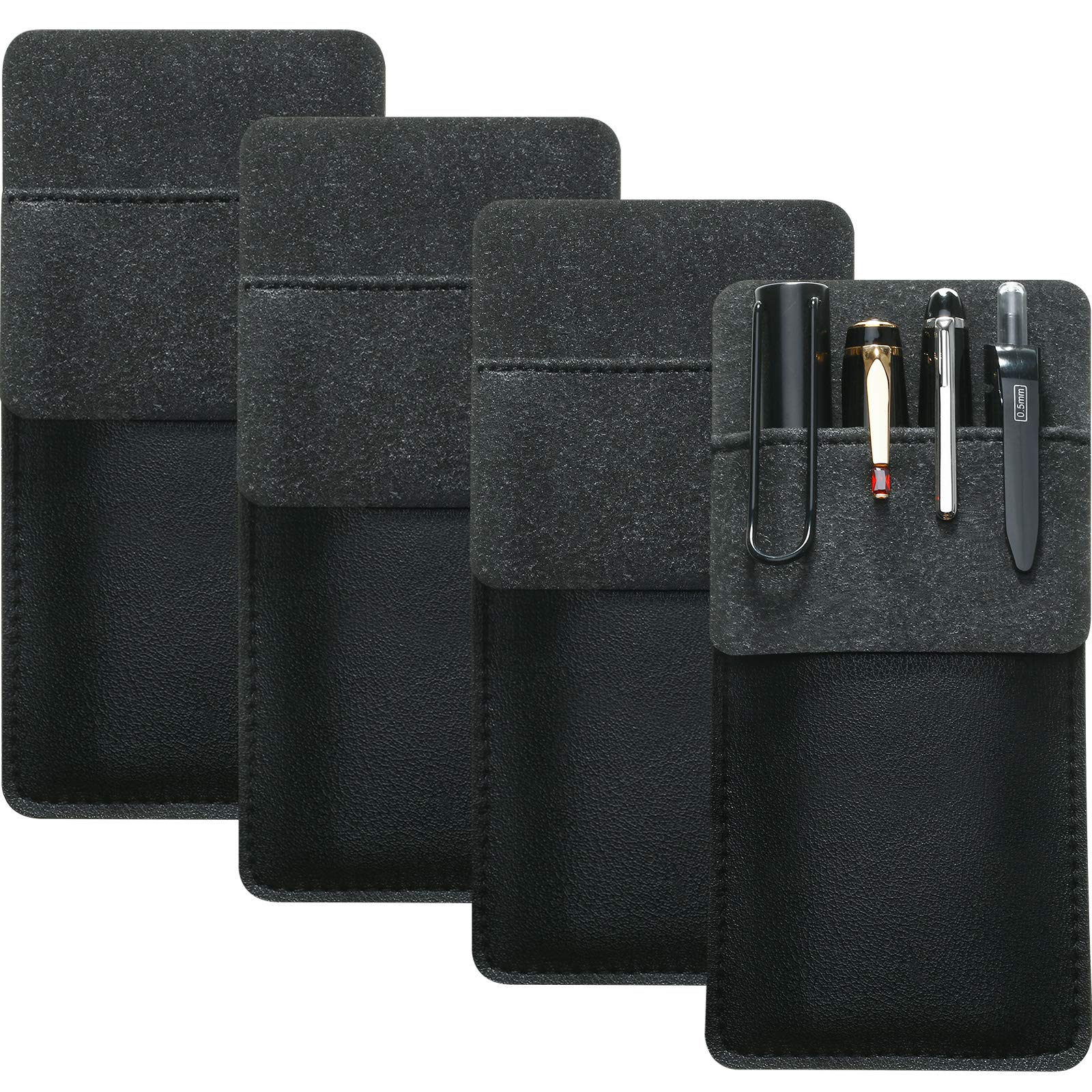 Algopix Similar Product 18 - Outus 4 Pack Pocket Protector Leather