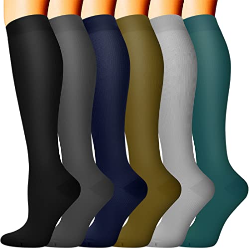 Algopix Similar Product 7 - COOLOVER Copper Compression Socks for