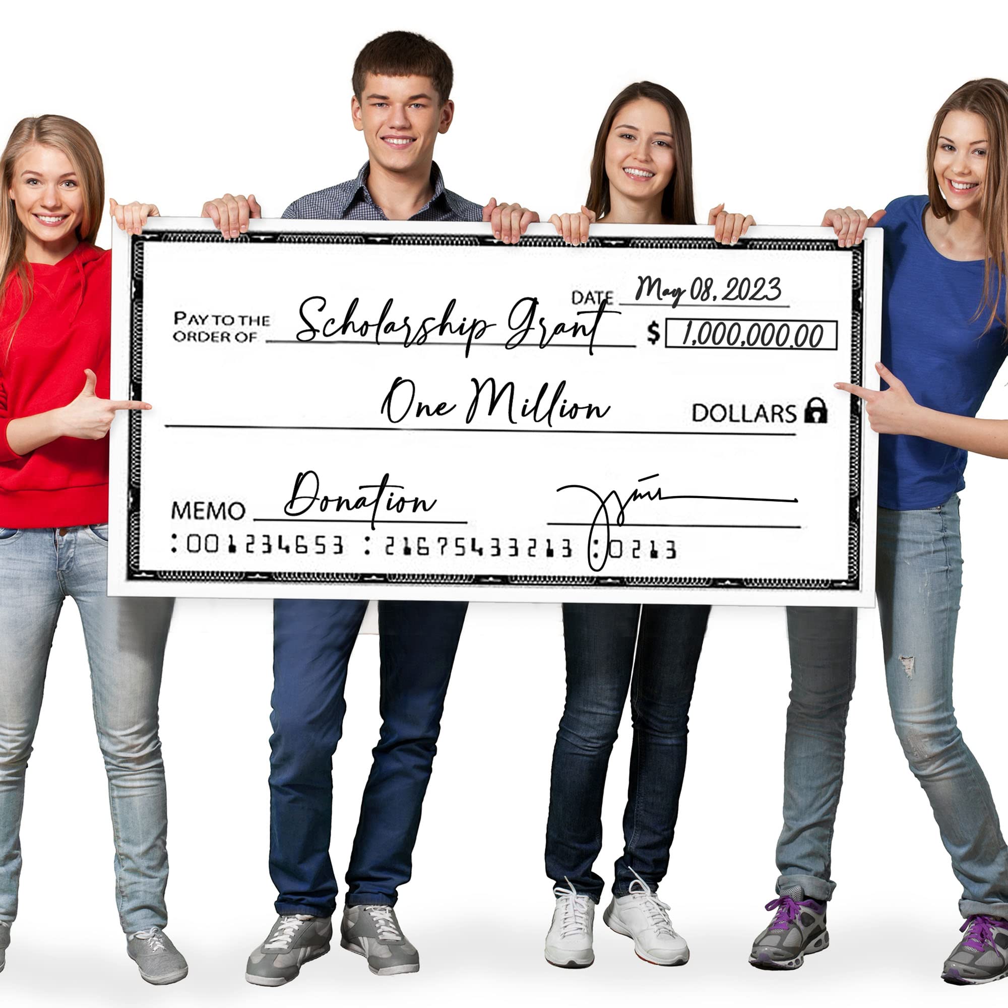 Algopix Similar Product 7 - JJ CARE Giant Check 48 x 24  Dry