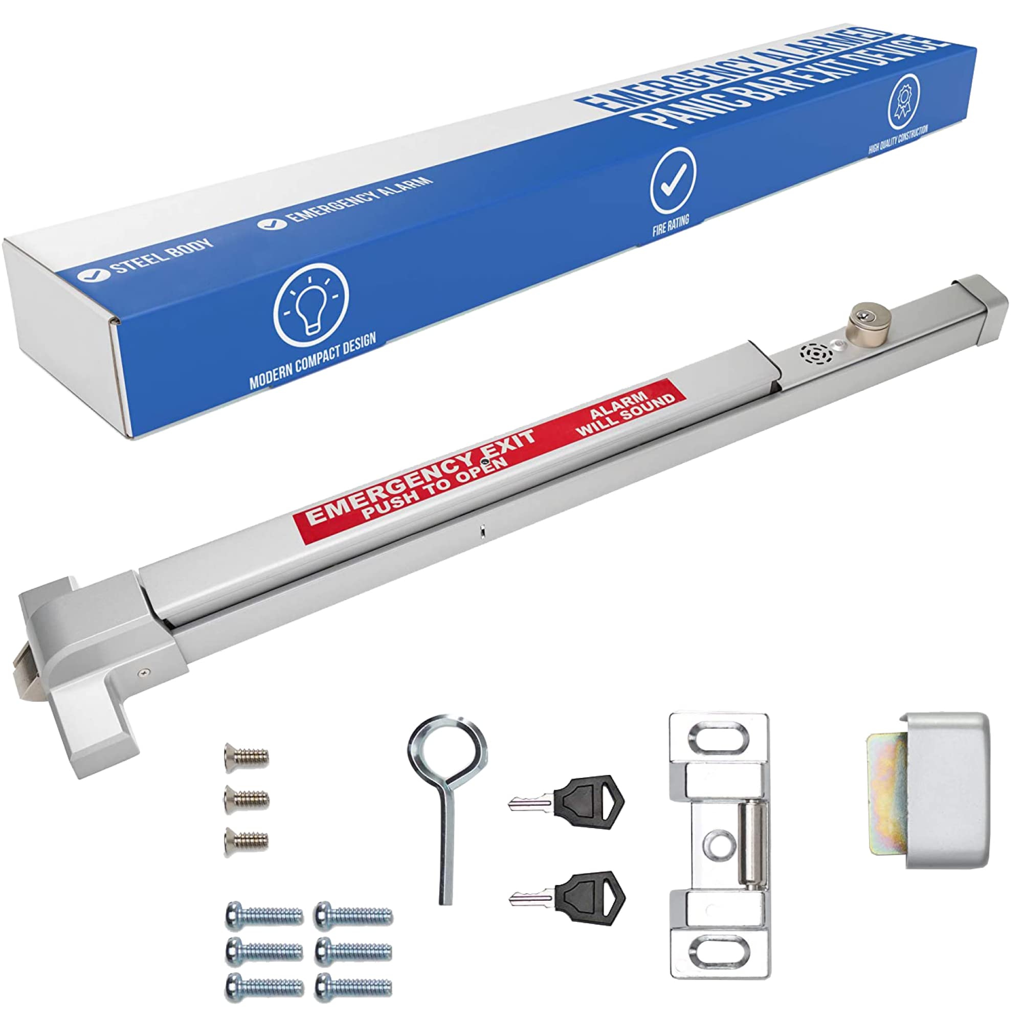 Algopix Similar Product 14 - Alarmed Commercial Push Bar Exit Device