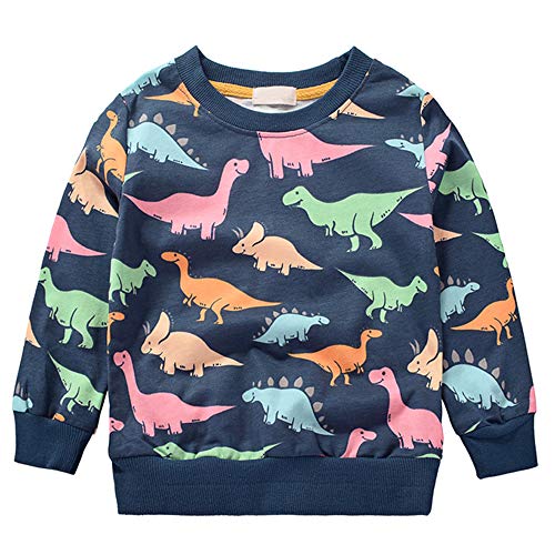 Algopix Similar Product 5 - Little Boys Dinosaur Sweatshirt Toddler