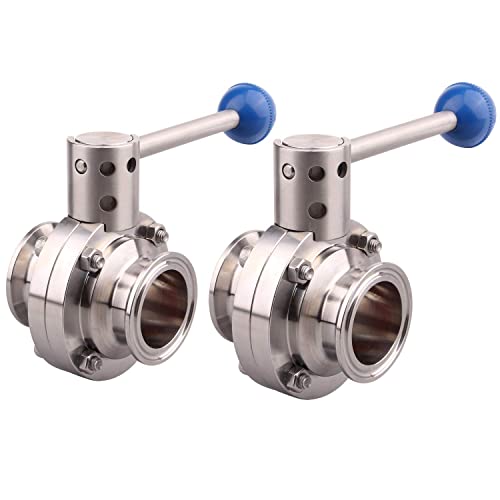 Algopix Similar Product 13 - DERNORD 2 Pack 2 Inch Tri Clamp