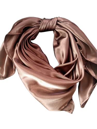 Algopix Similar Product 4 - Solid Chocolate Brown Cowboy Wild Rag