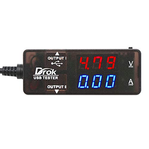 Algopix Similar Product 10 - USB Meter DROK Digital Multimeter USB