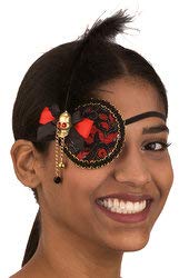 Algopix Similar Product 10 - jAc Eyepatch Pirate Female Black Lace
