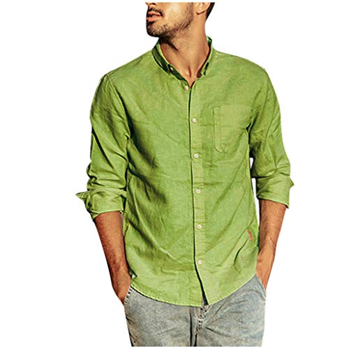 Algopix Similar Product 12 - LEXUPA Men Tops Fashion Summer Button