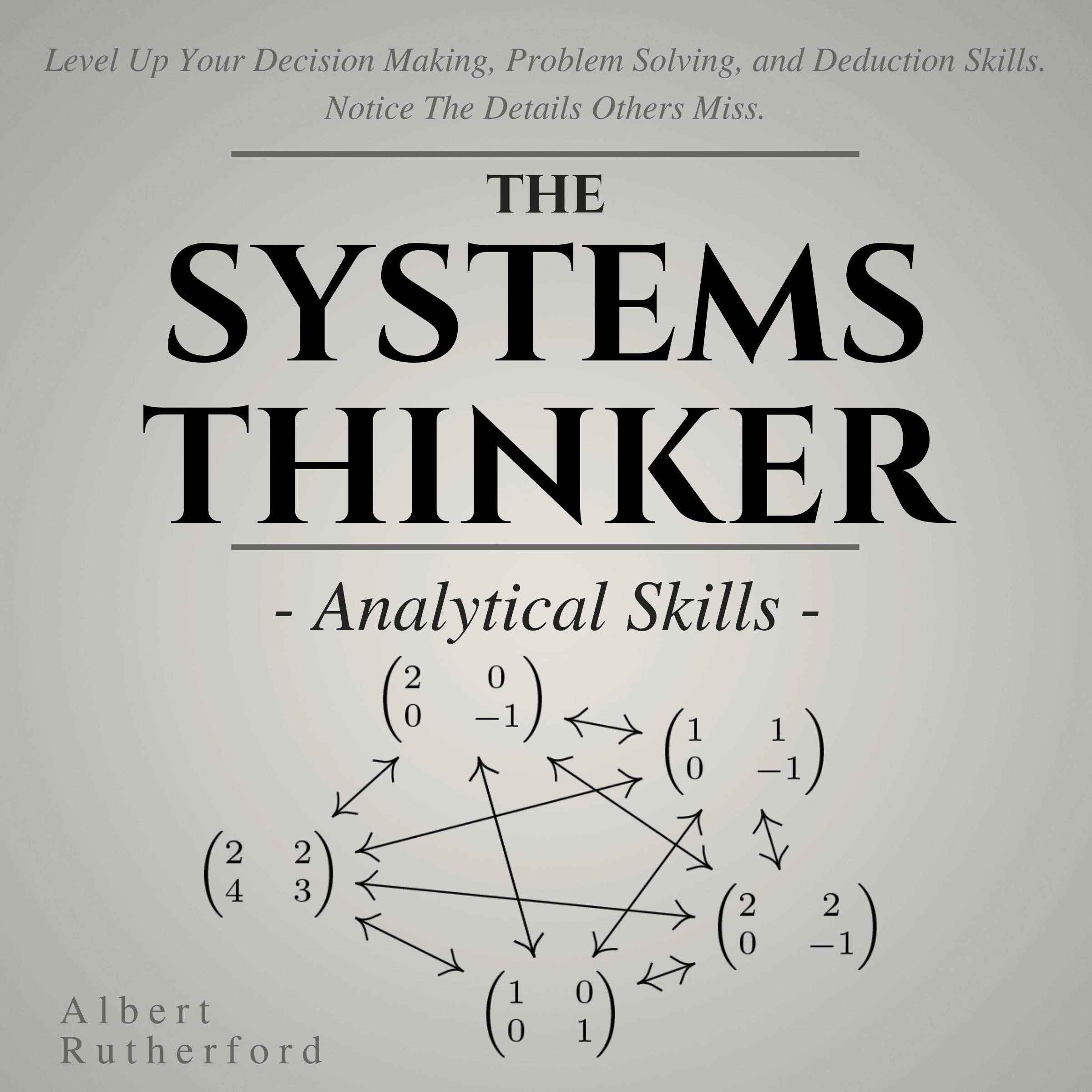 Algopix Similar Product 5 - The Systems Thinker Analytical Skills