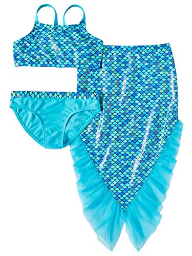 Algopix Similar Product 2 - Wonder Nation Toddler Girls Mermaid