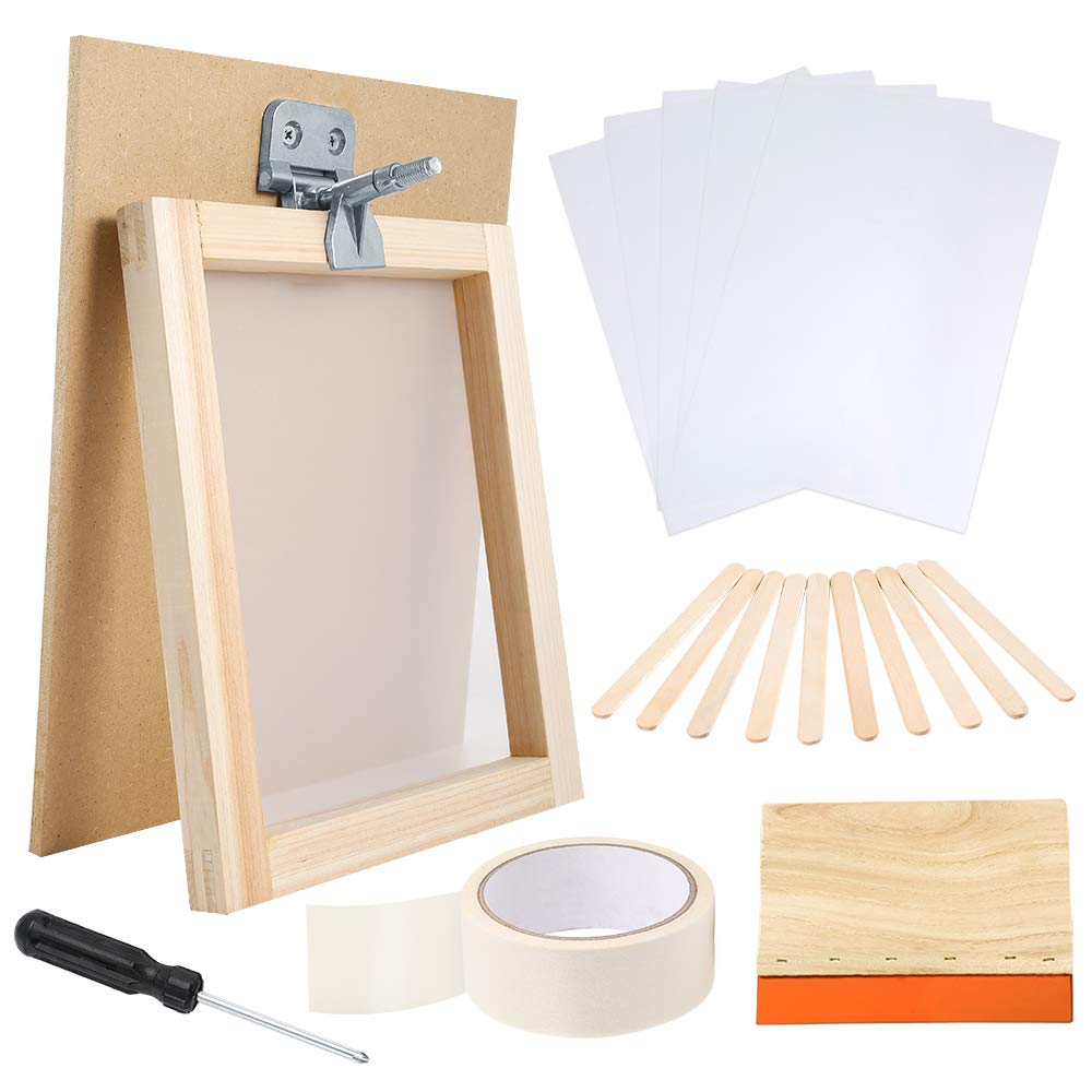 Algopix Similar Product 7 - Caydo 27 Pieces Screen Printing Starter