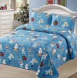 Algopix Similar Product 8 - Kids Zone Home Linen Bedspread Set
