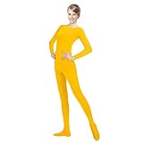 Algopix Similar Product 3 - QY Unisex Lycra Spandex Unitard Round