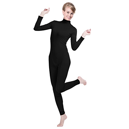 Algopix Similar Product 7 - QY Unisex Lycra Spandex Unitard Mock
