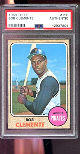 Algopix Similar Product 9 - 1968 Topps 150 Roberto Clemente Bob