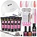 Algopix Similar Product 17 - Poly Nail Gel Kit Phoenixy 6 Colors