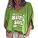 Algopix Similar Product 20 - Women Loose Bouses Tops English Letter