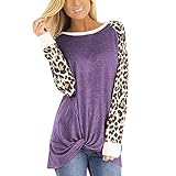 Algopix Similar Product 8 - Women Blouse Tops Casual Loose Leopard