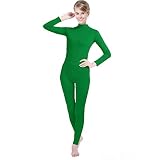 Algopix Similar Product 11 - QY Unisex Lycra Spandex Unitard Mock