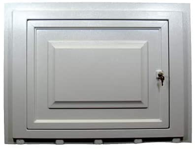 Algopix Similar Product 12 - White Vinyl Skirting Access Door for