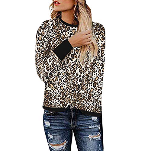 Algopix Similar Product 1 - Womens Sweatshirt Fashion Leopard