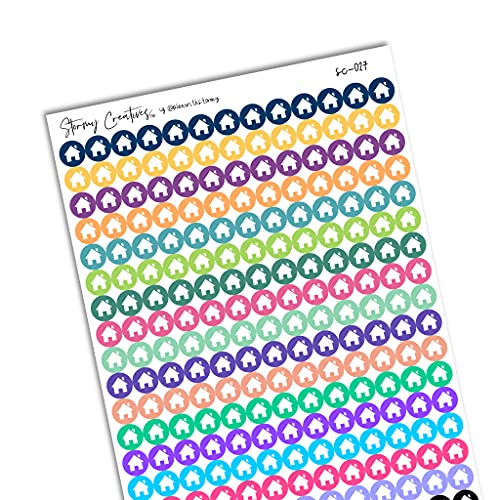Algopix Similar Product 7 - Small Home Logo Icon Stickers