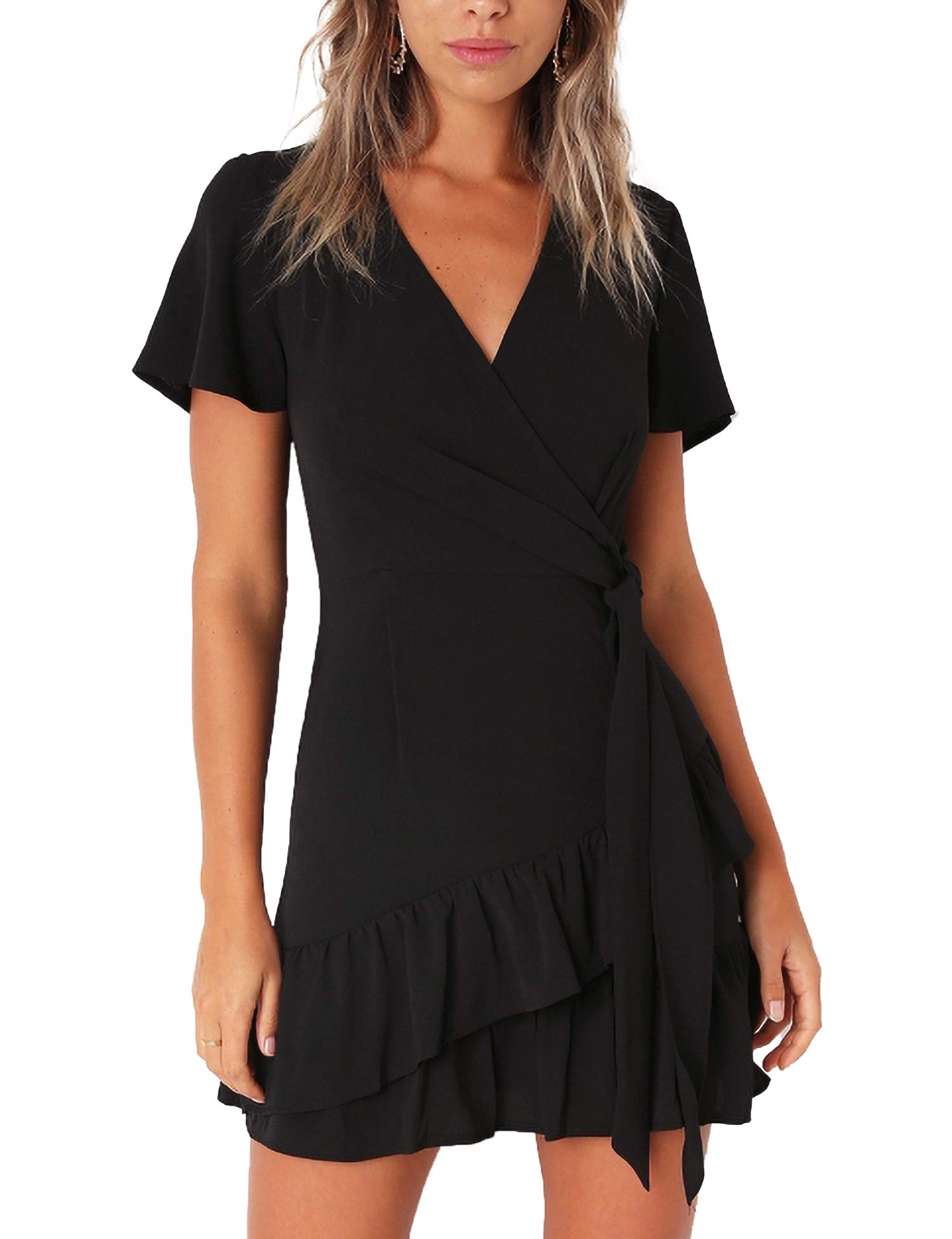 Algopix Similar Product 6 - Relipop Summer Women Short Sleeve Print
