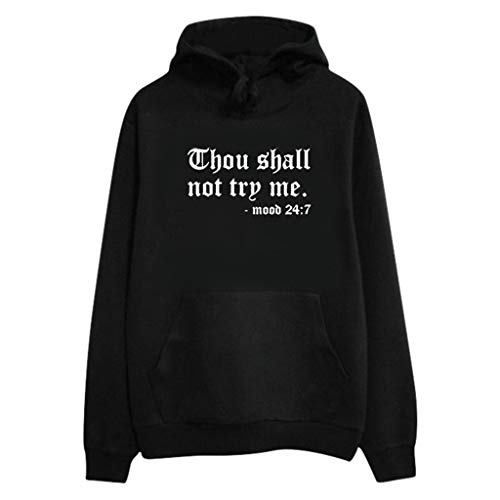 Algopix Similar Product 19 - Thou Shall Not Try Me Printed Hoodies