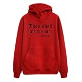 Algopix Similar Product 5 - Thou Shall Not Try Me Printed Hoodies