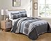 Algopix Similar Product 4 - Kids Zone Home Linen Charcoal White