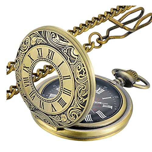 Algopix Similar Product 5 - LYMFHCH Vintage Pocket Watch Roman