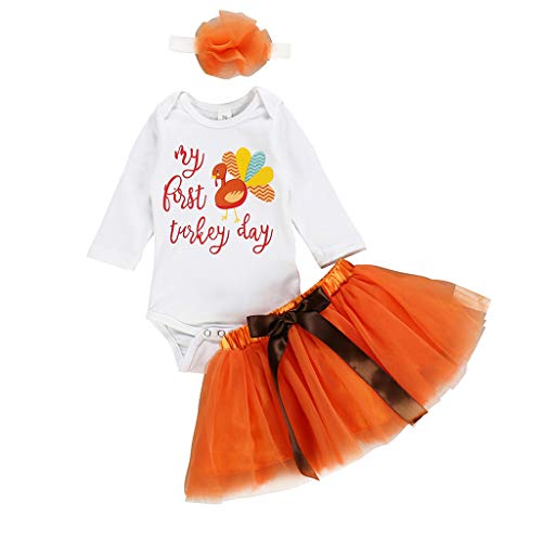 Algopix Similar Product 2 - Tomppy Newborn Baby Girls Thanksgiving