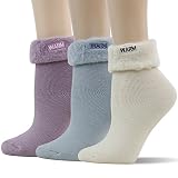 Algopix Similar Product 5 - SUTTOS Women Warm Winter Crew Socks