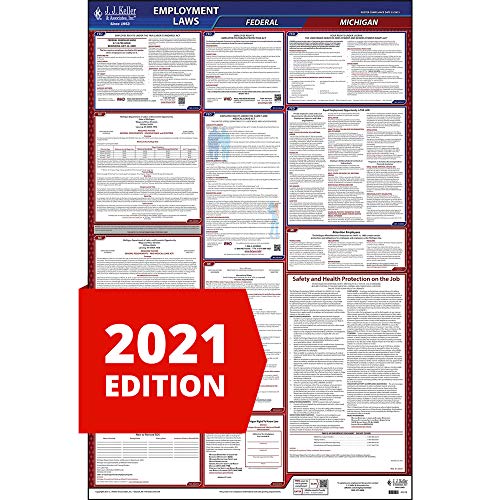 Algopix Similar Product 14 - 2021 Michigan Labor Law Poster