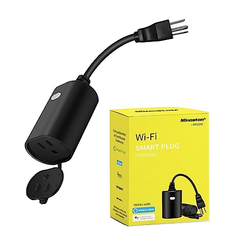 Algopix Similar Product 5 - Minoston Outdoor Smart Plug WiFi Outlet