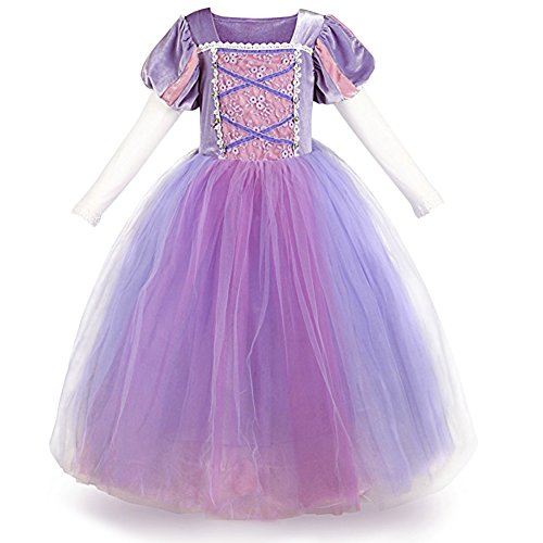 Algopix Similar Product 3 - Tangled Princess Costume Toddler Kid