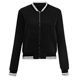 Algopix Similar Product 15 - Gergeos Womens Baseball Jacket Fashion