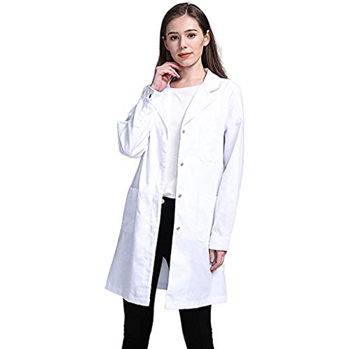 Algopix Similar Product 8 - Armfre Tops Long Sleeve Lab Coat for