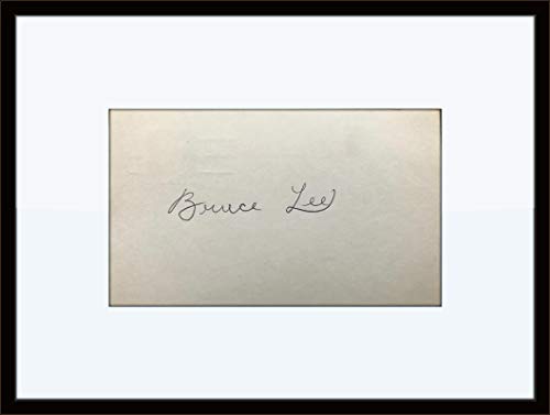 Algopix Similar Product 18 - Framed Bruce Lee Autograph with