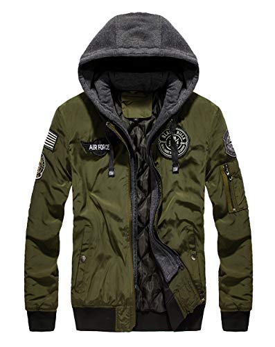 Algopix Similar Product 4 - SCHONTAN Mens Jacket with Removable