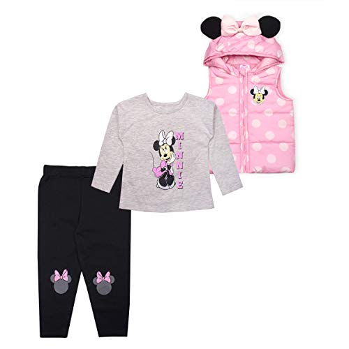 Algopix Similar Product 9 - Disney 3Piece Minnie Mouse Clothes for