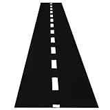 Algopix Similar Product 19 - Racetrack Floor Runner Race Car Theme