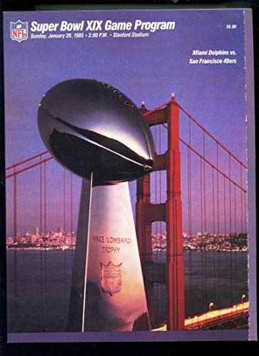 Algopix Similar Product 13 - 1985 Super Bowl XIX 19 Football Game