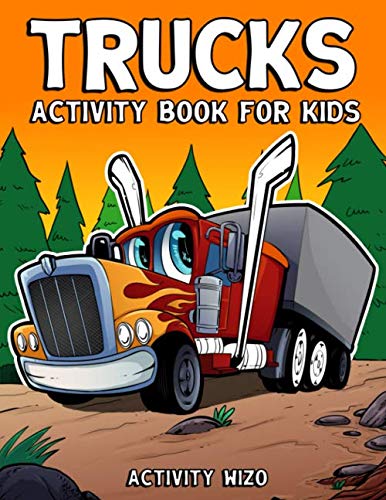 Algopix Similar Product 17 - Trucks Activity Book For Kids
