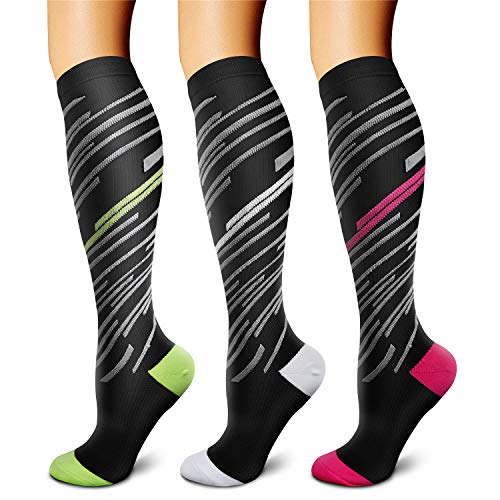 Algopix Similar Product 13 - CHARMKING Copper Compression Socks 3